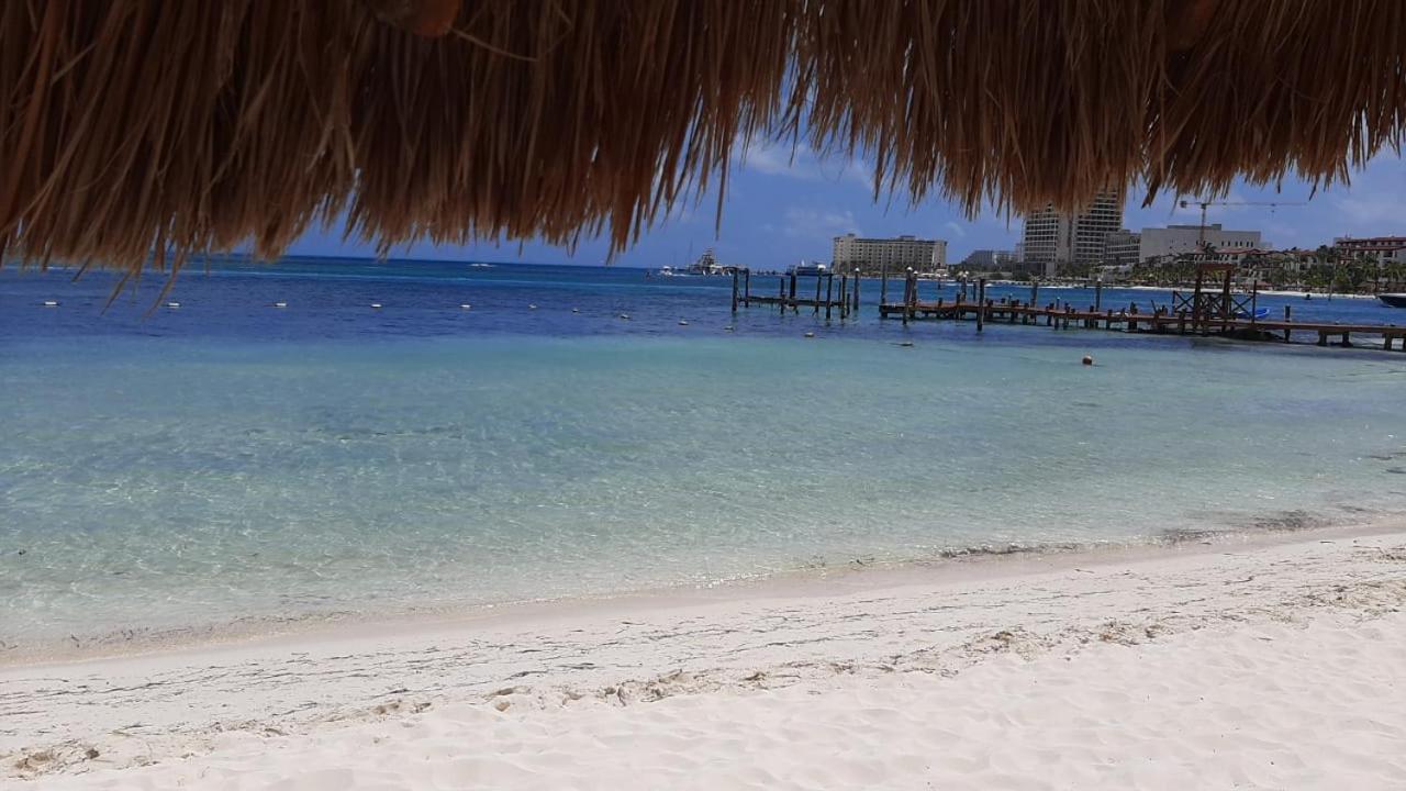 Ocean Front - Ground Floor Condo Cancún Exterior foto