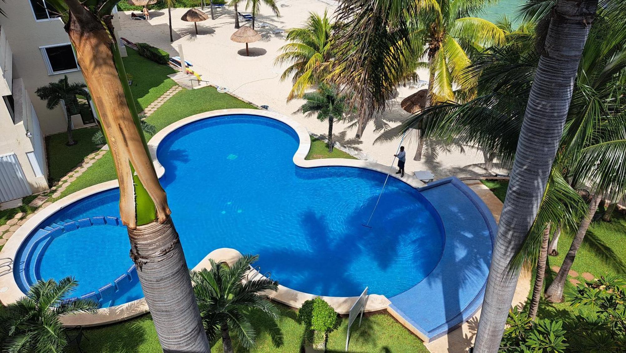 Ocean Front - Ground Floor Condo Cancún Exterior foto